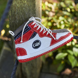 Green & Wilds Gordon Hi-Top Eco Dog Toy - Sustainable Jute & Suede Toy for Dogs