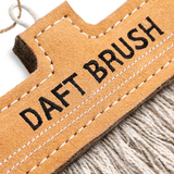 Green & Wilds Daft Brush Eco Dog Toy - Sustainable Jute & Suede Toy for Dogs