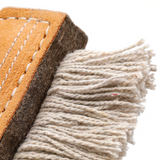 Green & Wilds Daft Brush Eco Dog Toy - Sustainable Jute & Suede Toy for Dogs