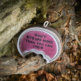 Green & Wilds Don’t Bite Off More Than You Can Chew Eco Dog Toy – durable natural jute and suede dog toy for safe, interactive play.