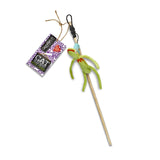 Green & Wilds Freddy Froglegs Teaser With Catnip - Eco Toy for Cats