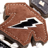 Eco-friendly robot-shaped dog toy made from natural jute and suede with jute rope arms and legs, perfect for safe and sustainable dog playtime.