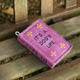 Eco-friendly dog toy made from natural jute and soft suede, shaped for chewing and play. Tough, sustainable, and safe for your dog.