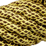 Eco-friendly dog toy shaped like a llama, made from knotted jute rope over a recycled bottle. Durable, safe, and perfect for chewing or playing.