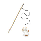 Green & Wilds Natalia Mouse Teaser With Catnip - Eco Toys for Cats