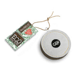 Eco-friendly Penny For Your Thoughts dog toy made from sustainable jute and soft suede, safe for dogs to chew and play with.