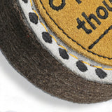 Eco-friendly Penny For Your Thoughts dog toy made from sustainable jute and soft suede, safe for dogs to chew and play with.