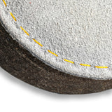 Eco-friendly Penny For Your Thoughts dog toy made from sustainable jute and soft suede, safe for dogs to chew and play with.