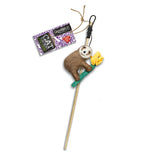 Green & Wilds Sally Sloth Teaser With Catnip - Eco Toy for Cats