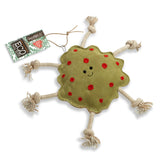 Green & Wilds Splodge Eco Dog Toy - Sustainable Jute & Suede Toy for Dogs