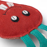 Green & Wilds Terry The Turnip Eco Dog Toy made from natural jute and suede – biodegradable, durable, and safe for pets.