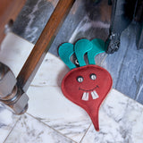 Green & Wilds Terry The Turnip Eco Dog Toy made from natural jute and suede – biodegradable, durable, and safe for pets.