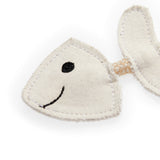 Green & Wilds Thin Lizzie Bonefish Eco Dog Toy – made from natural jute fabric with plaited jute rope, biodegradable and pet-safe.