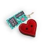 Green & Wilds Trudy Truelove Eco Dog Toy – heart-shaped natural jute and suede pet-safe toy, perfect for small dogs.