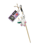 Green & Wilds Victoria Mouse Teaser With Catnip - Eco Toy for Cats