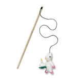 Green & Wilds Victoria Mouse Teaser With Catnip - Eco Toy for Cats