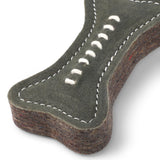Green & Wilds Green Bone Eco Dog Toy - Sustainable Jute & Suede Toy for Dogs