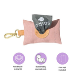 Adios Handmade Cork Poo Bag Dispenser
