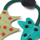 Green & Wilds The Holly & The Ivy Christmas Eco Dog Toy - Sustainable Jute & Suede Toy for Dogs