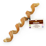 JR Odourless Spiral Pizzle – 100% natural, high-protein, long-lasting dental chew for dogs.