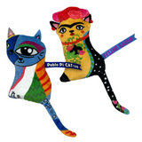 KONG Artz Kahlo Picasso 2 Pack - Plush Catnip Infused Toys for Cats
