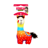 KONG Ballistic Vibez Llamas (Assorted Colours) - Durable, Squeaky Toy for Dogs