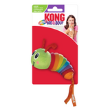 KONG Bat-A-Bout Clackz Caterpillar - Interactive Catnip Toy for Cats