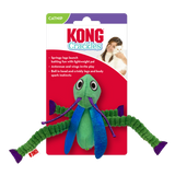 KONG Cat Crackles Toy Grasshopper - Plush Catnip Infused Toy for Cats