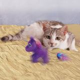 KONG Cat Enchanted Buzzy Unicorn - Plush, Spinning, Catnip Toy for Cats