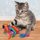 KONG Cat Pull A Partz Piñata - Crinkle & Rattle Sounds Catnip Toy for Cats