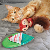 KONG Cat Pull A Partz Tuck - Crinkle Sounds Catnip Toy for Cats