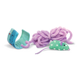 KONG Cat Pull A Partz Yarn - Crinkle Sound & Hidden Mouse Catnip Toy for Cats