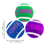 KONG Cat Tennis Balls With Bells