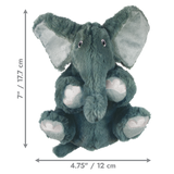 KONG Comfort Kiddos Elephant - Removable Squeaker Plush Toy for Dogs