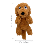 KONG Comfort Pups Goldie - Plush Crinkly, Squeaky Toy for Dogs