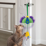 KONG Connects Peacock - Catnip Infused Feather Toy for Cats