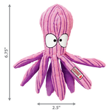 KONG Cuteseas Octopus - Squeak and Crinkle Plush Toy for Dogs