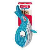 KONG Cuteseas Whale - Squeak and Crinkle Plush Toy for Dogs
