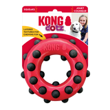 KONG Dotz Circle – Durable, Textured Chew Toy for Dogs with Dental Cleaning Benefits Packaging