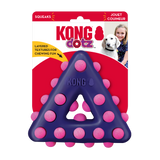 KONG Dotz Triangle – Durable, Textured Chew Toy for Dogs with Dental Cleaning Benefits Packaging