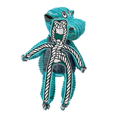 KONG Floppy Knots Hippo - Squeaky Plush Toy for Dogs