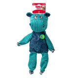 KONG Floppy Knots Hippo Jumbo XL - Durable Plush Cuddle Toy for Dogs