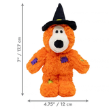 KONG Halloween Wild Knots Witch Bear Orange