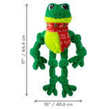 KONG Holiday Floppy Knots Frog