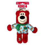 KONG Holiday Wild Knots Bear (Assorted Characters)