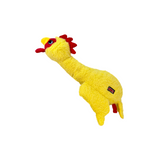 KONG Scruffs Chicken - Squeaky, Fun Plush Toy for Dogs