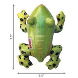 KONG Shieldz Tropics Frog - Durable, Squeaky, Floating Toy for Dogs