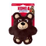 KONG Snuzzles Bear - Plush Squeaky Toy for Small Dogs