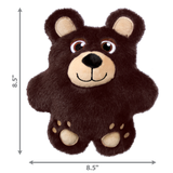 KONG Snuzzles Bear - Plush Squeaky Toy for Small Dogs