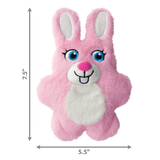 KONG Snuzzles Kiddos Bunny - Plush Squeaky Toy for Small Dogs